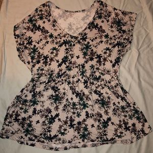 Short sleeve babydoll top
